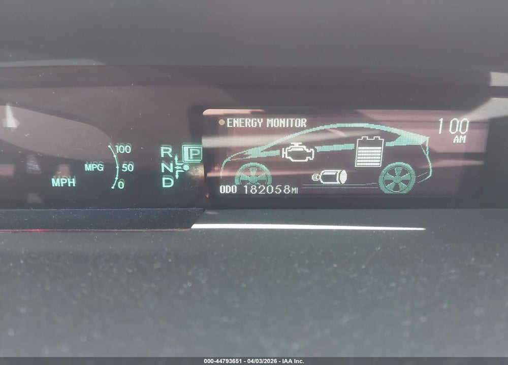 2011 TOYOTA PRIUS TWO VIN: JTDKN3DU2B0254031