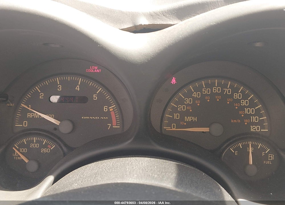 1999 PONTIAC GRAND AM SE1 VIN: 1G2NE52E7XC552301
