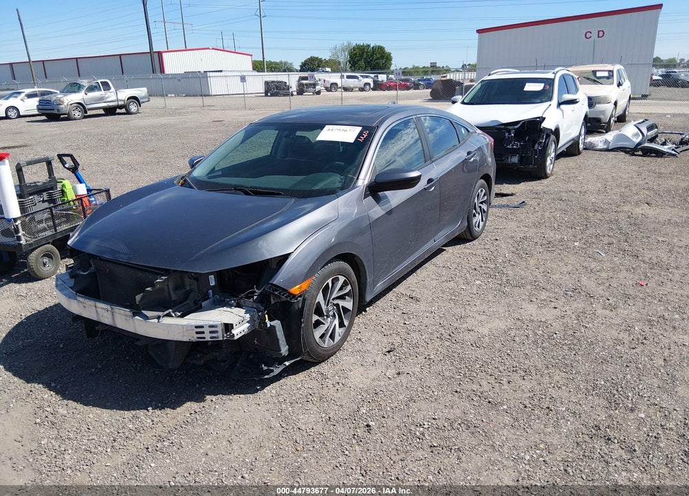 2017 HONDA CIVIC EX VIN: 19XFC2F76HE003506