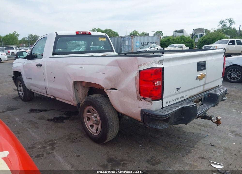 2016 CHEVROLET SILVERADO 1500 WT VIN: 1GCNCNEH8GZ232280