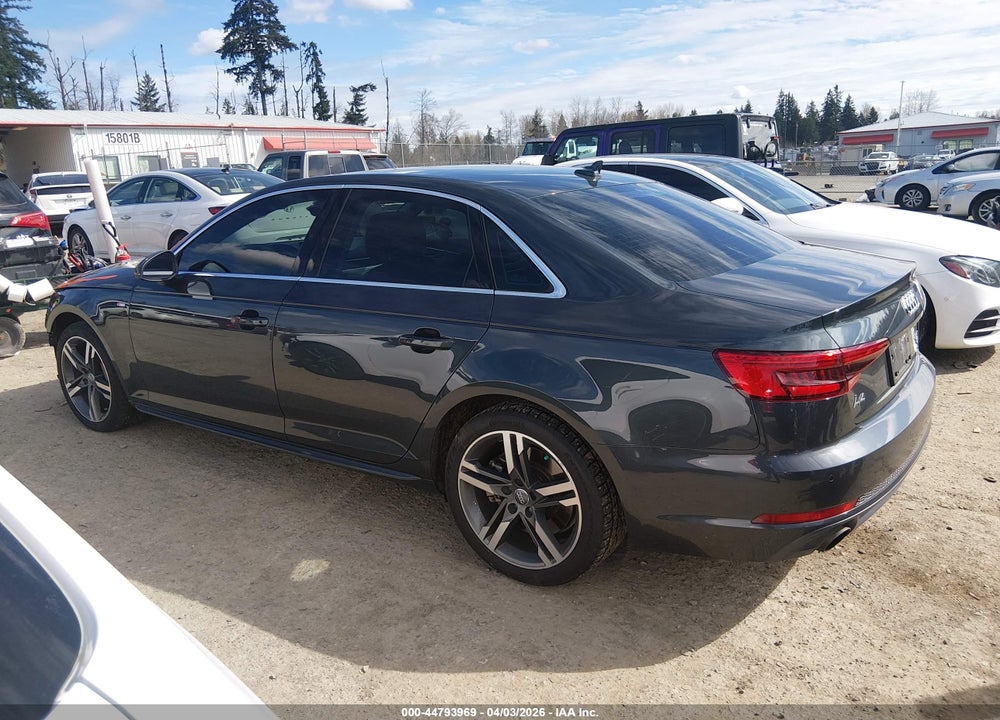 2017 AUDI A4 2.0T PREMIUM VIN: WAUENAF42HN028952