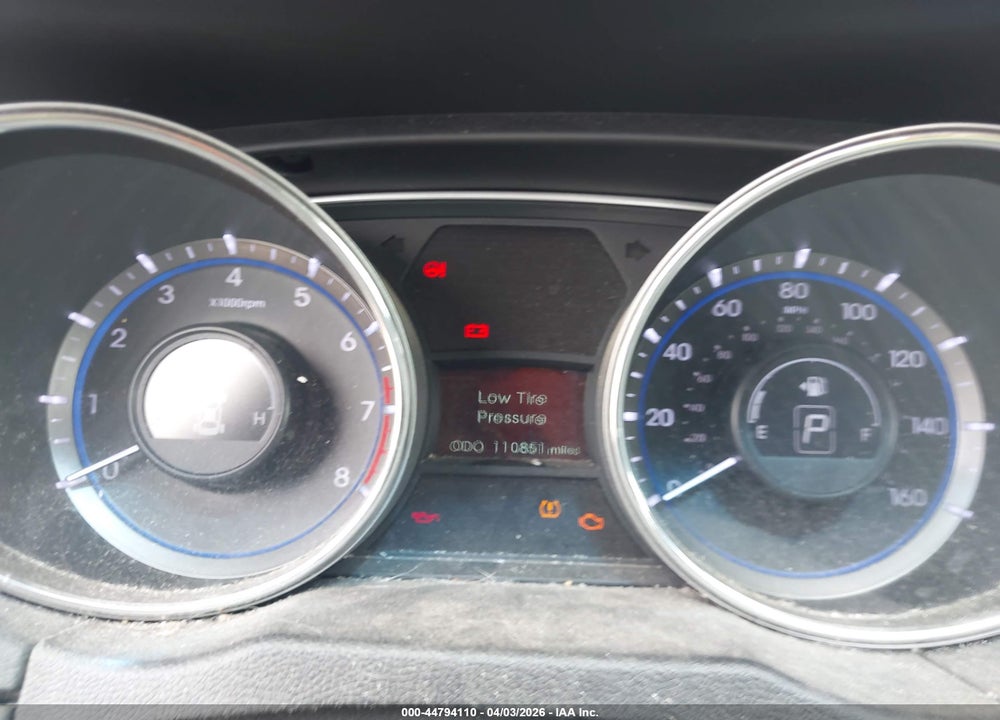2014 HYUNDAI SONATA GLS VIN: 5NPEB4AC2EH907732