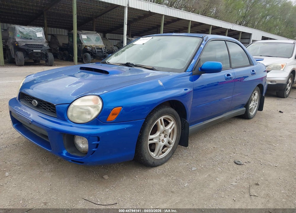 2002 SUBARU IMPREZA WRX VIN: JF1GD29642H516796