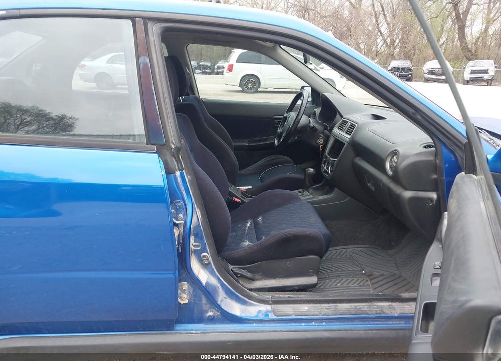 2002 SUBARU IMPREZA WRX VIN: JF1GD29642H516796