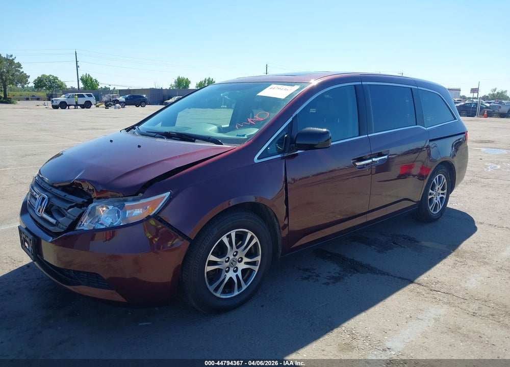 2013 HONDA ODYSSEY EX-L VIN: 5FNRL5H65DB006615