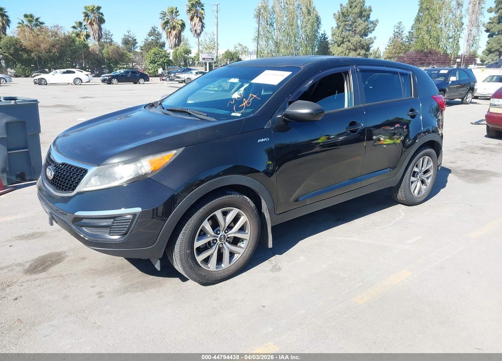 2016 KIA SPORTAGE LX VIN: KNDPBCACXG7821496