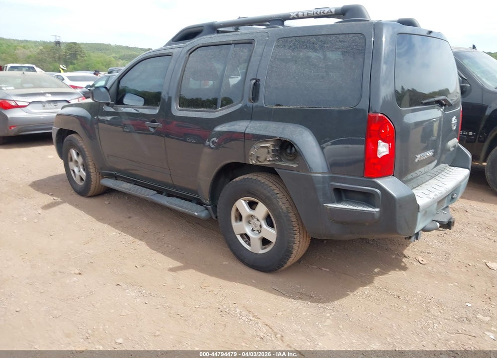 2007 NISSAN XTERRA S VIN: 5N1AN08U97C523339