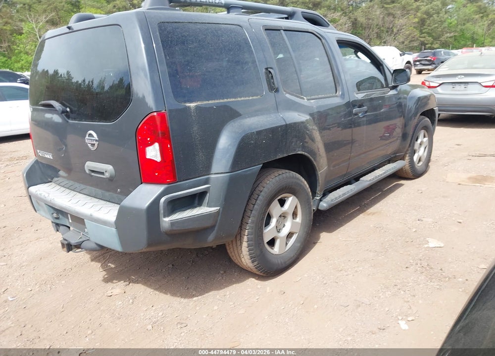 2007 NISSAN XTERRA S VIN: 5N1AN08U97C523339