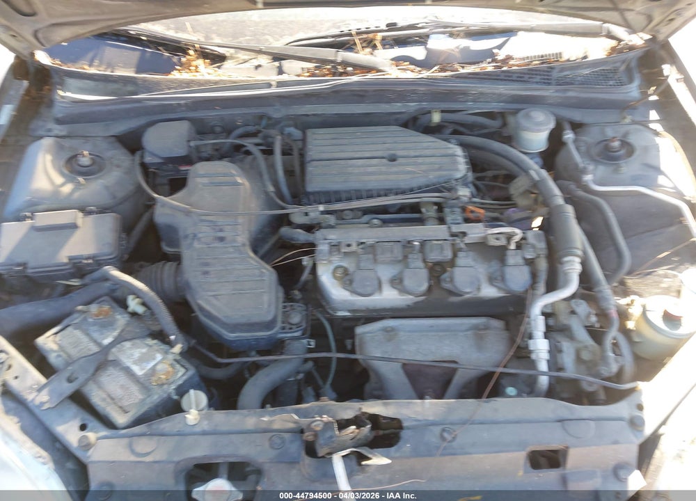 2002 HONDA CIVIC LX VIN: 2HGES16582H604677