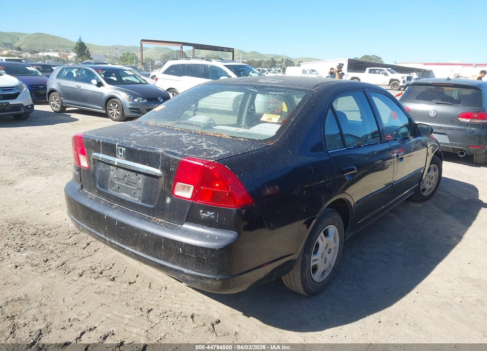2002 HONDA CIVIC LX VIN: 2HGES16582H604677