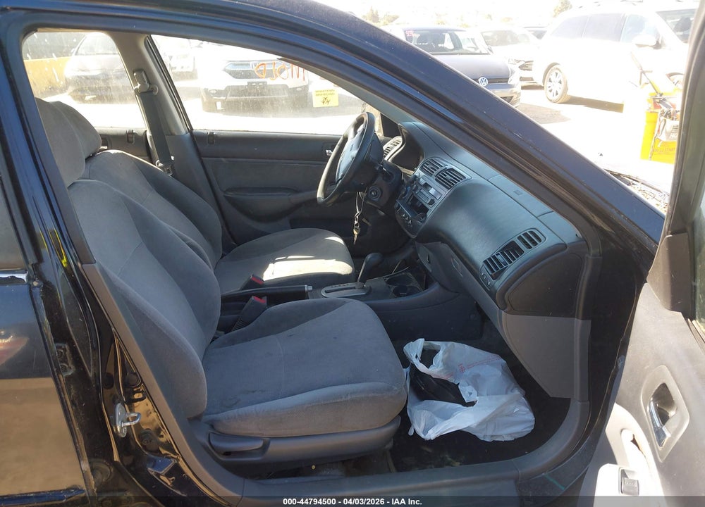 2002 HONDA CIVIC LX VIN: 2HGES16582H604677
