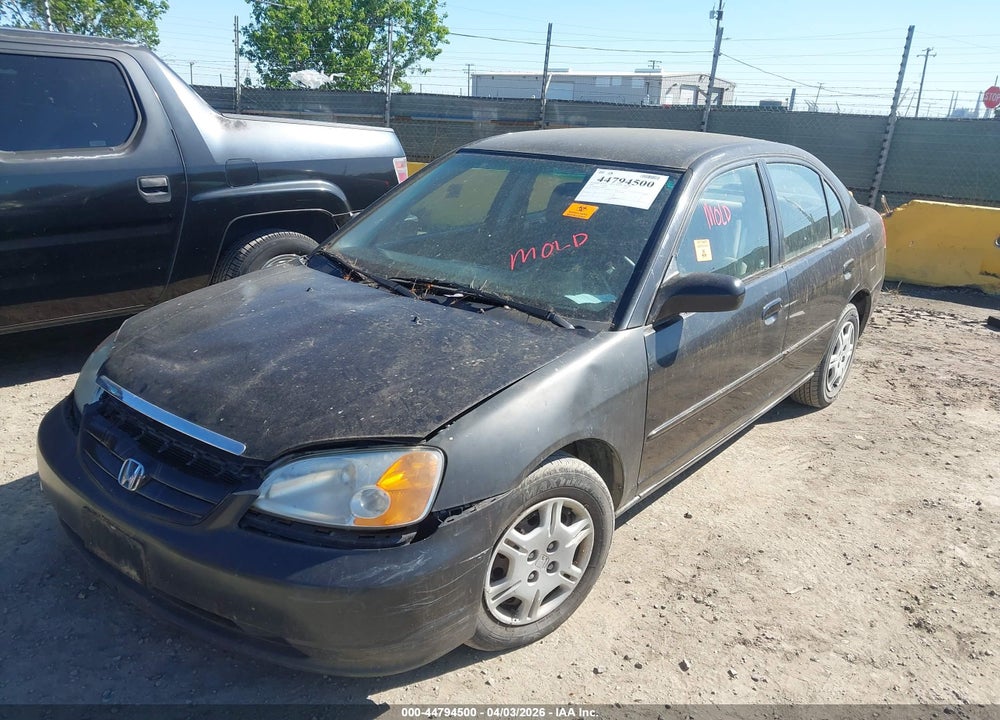2002 HONDA CIVIC LX VIN: 2HGES16582H604677