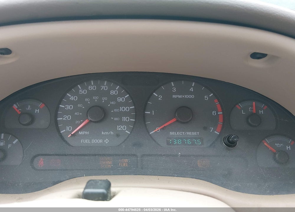 2000 FORD MUSTANG VIN: 1FAFP4042YF135317