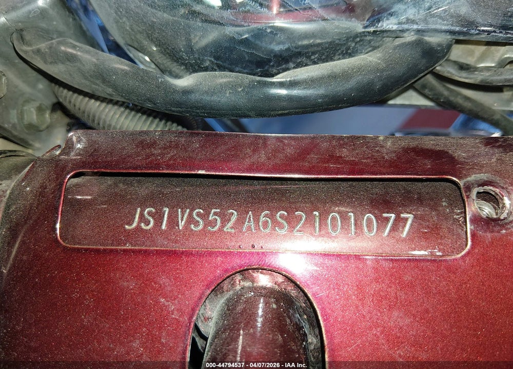 1995 SUZUKI VS800 GLP VIN: JS1VS52A6S2101077