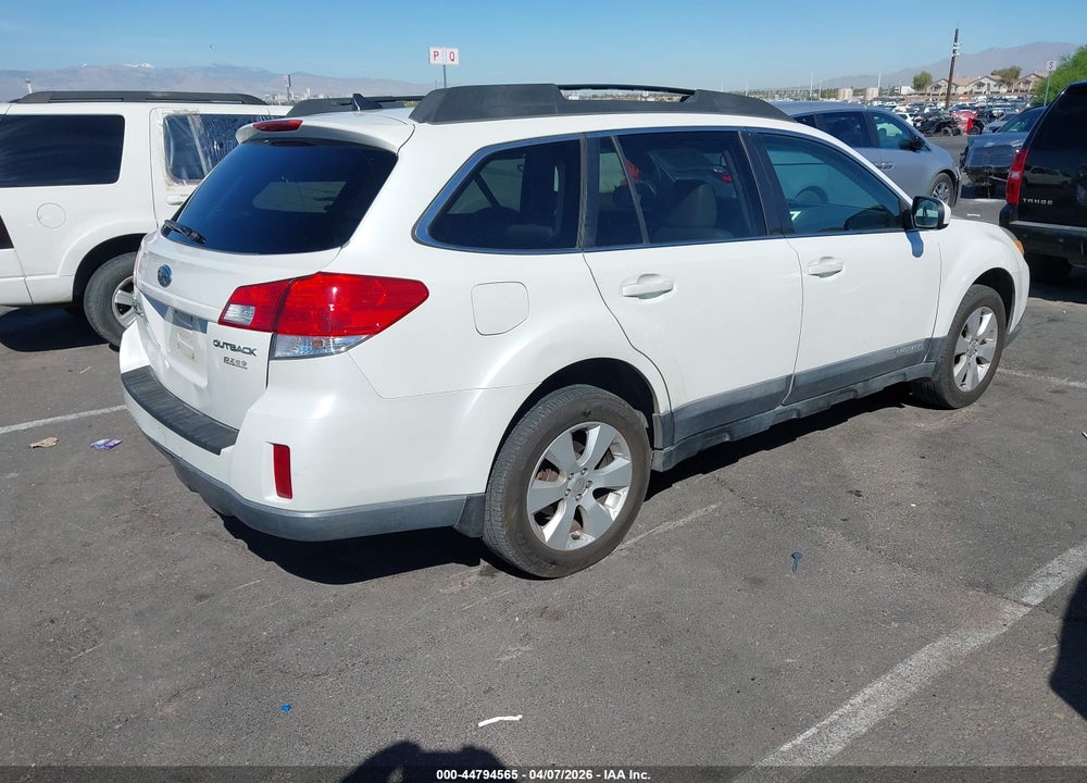 2011 SUBARU OUTBACK 2.5I LIMITED VIN: 4S4BRBLCXB3356551
