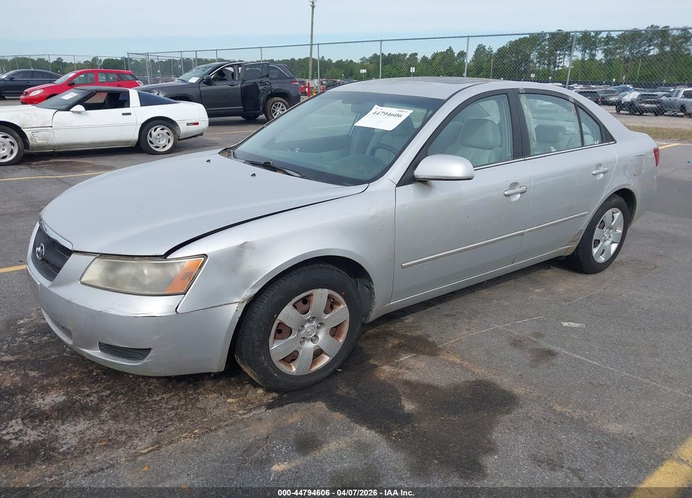 2008 HYUNDAI SONATA GLS VIN: 5NPET46C38H379502