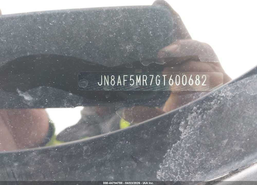 2016 NISSAN JUKE S VIN: JN8AF5MR7GT600682