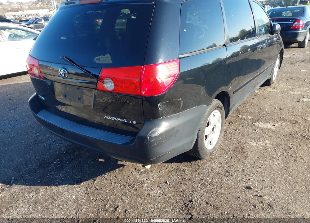 2008 TOYOTA SIENNA LE VIN: 5TDZK23C98S210852