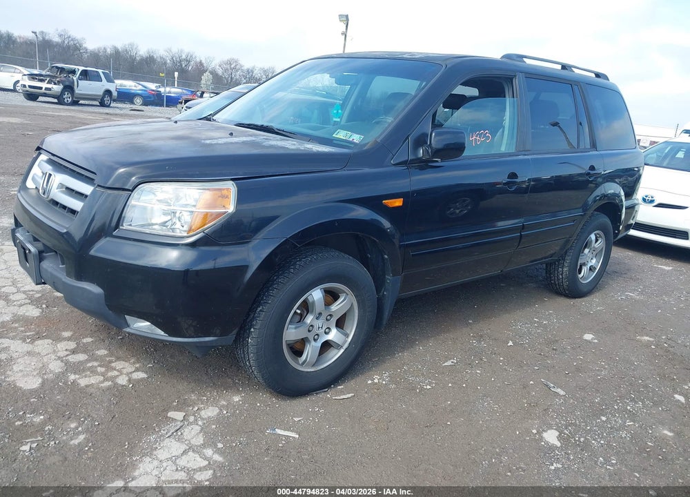 2007 HONDA PILOT EX-L VIN: 5FNYF28527B004589