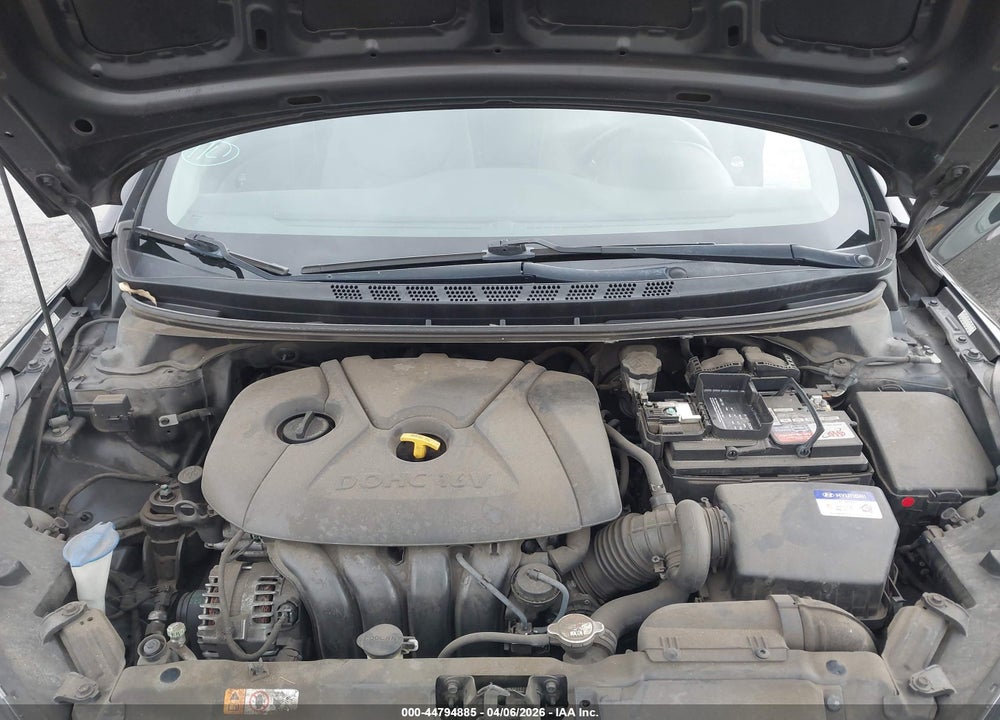 2016 HYUNDAI ELANTRA SE VIN: KMHDH4AE7GU581863