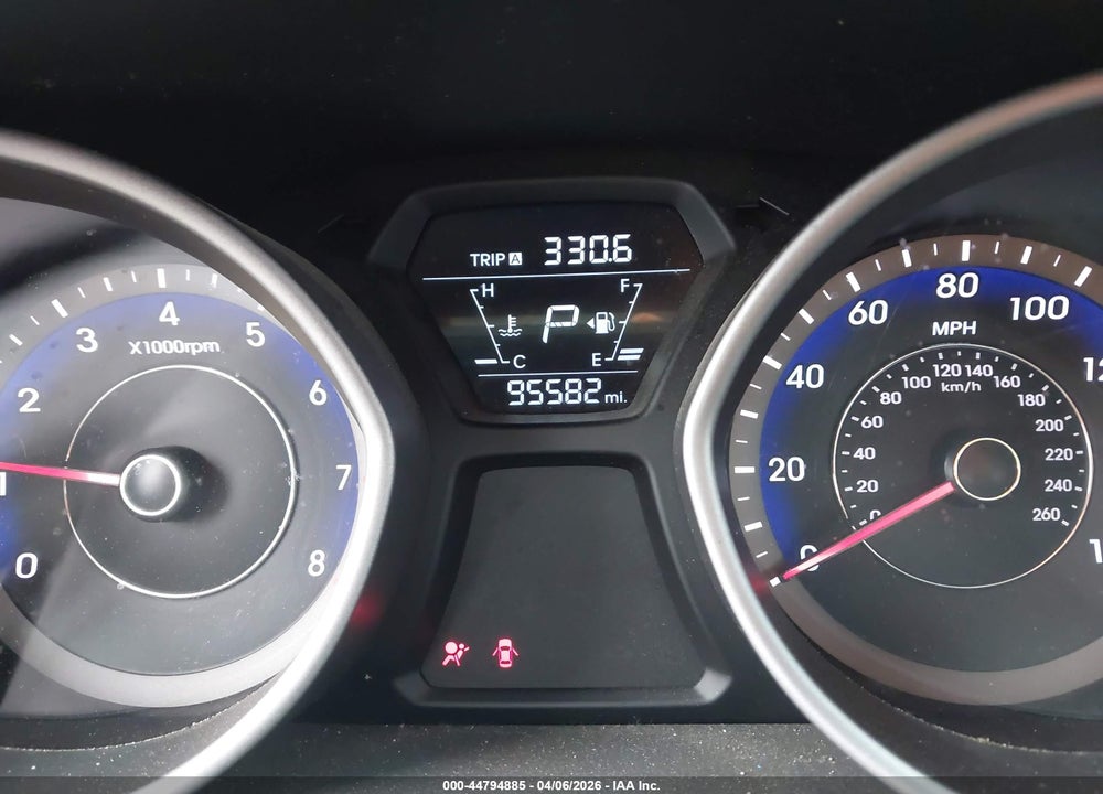 2016 HYUNDAI ELANTRA SE VIN: KMHDH4AE7GU581863