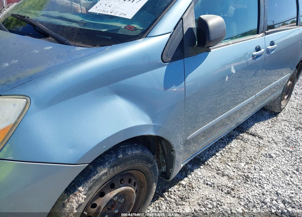2008 TOYOTA SIENNA LE VIN: 5TDZK23C98S160549