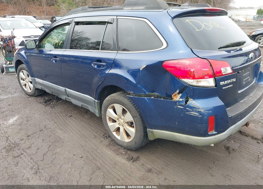 2011 SUBARU OUTBACK 2.5I LIMITED VIN: 4S4BRBKC2B3314327