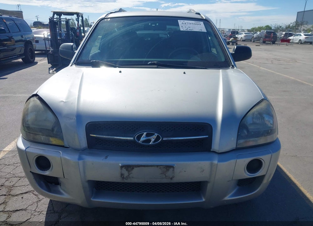 2007 HYUNDAI TUCSON GLS VIN: KM8JM12B67U609539