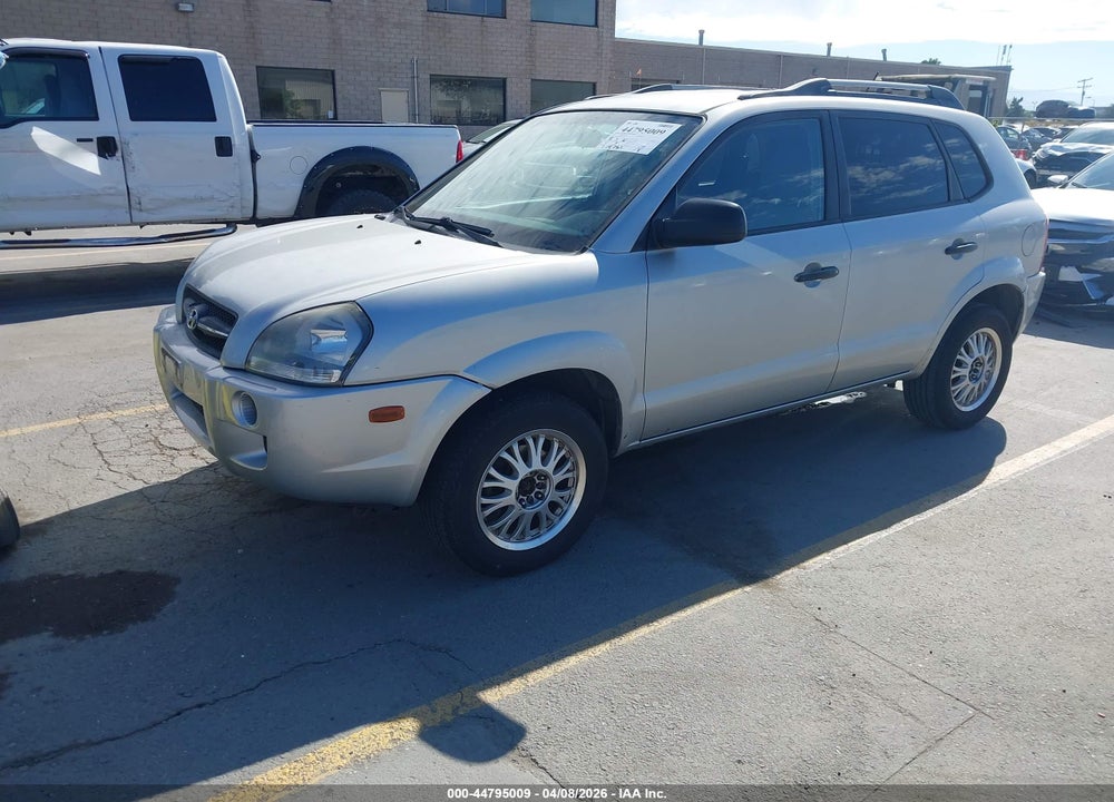 2007 HYUNDAI TUCSON GLS VIN: KM8JM12B67U609539