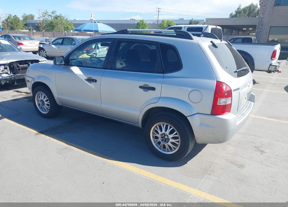2007 HYUNDAI TUCSON GLS VIN: KM8JM12B67U609539