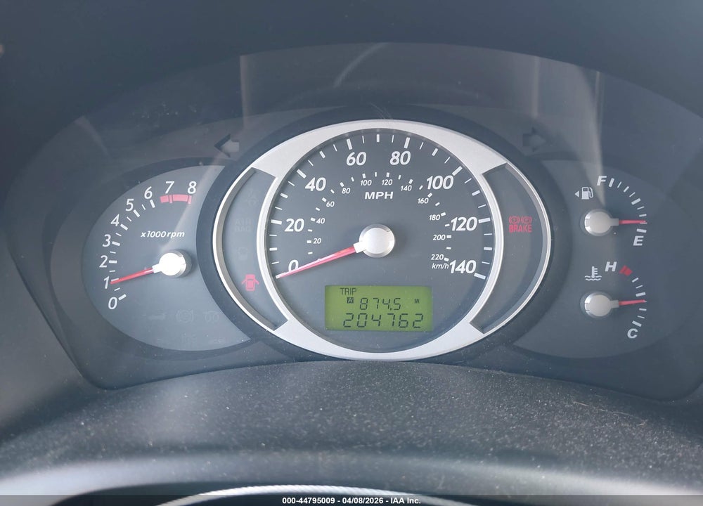 2007 HYUNDAI TUCSON GLS VIN: KM8JM12B67U609539