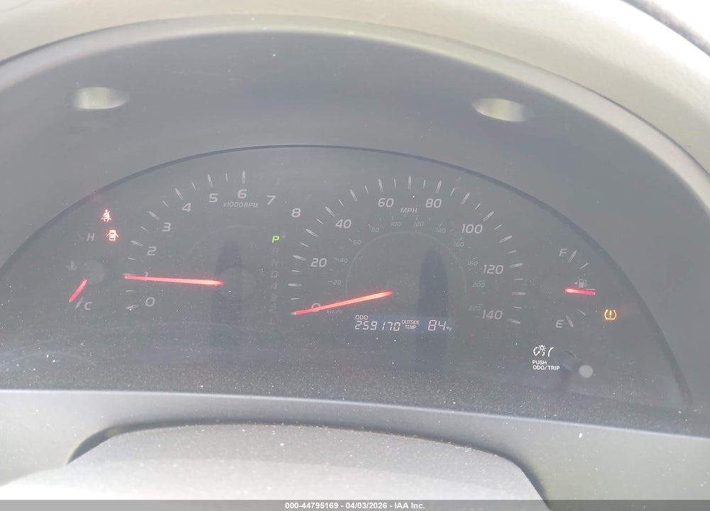 2007 TOYOTA CAMRY LE VIN: 4T1BE46KX7U104195