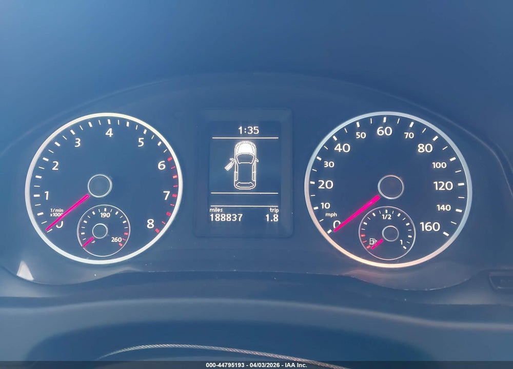 2012 VOLKSWAGEN TIGUAN S VIN: WVGBV7AX2CW506103