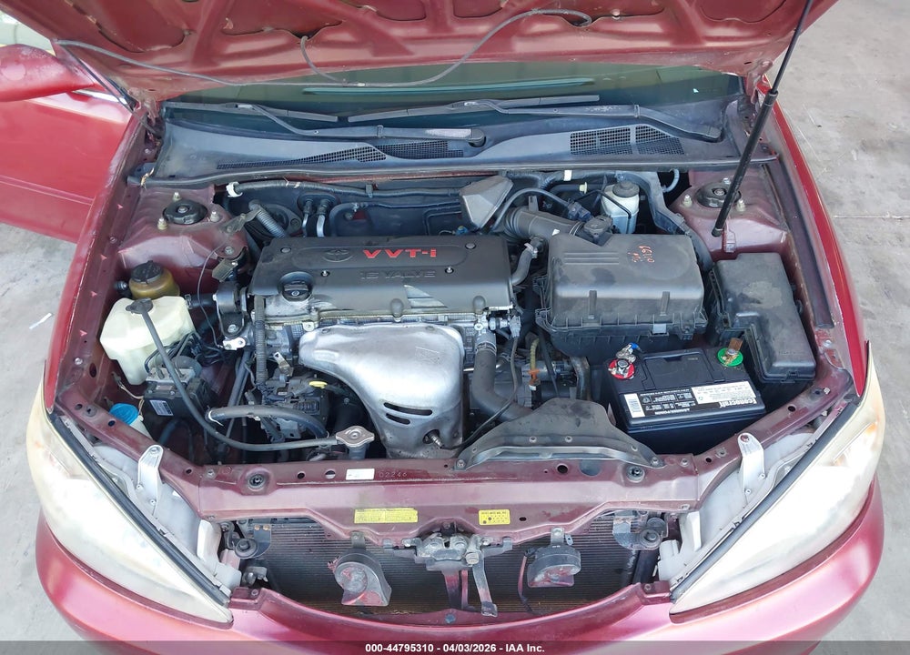 2004 TOYOTA CAMRY LE VIN: 4T1BE32K74U349421