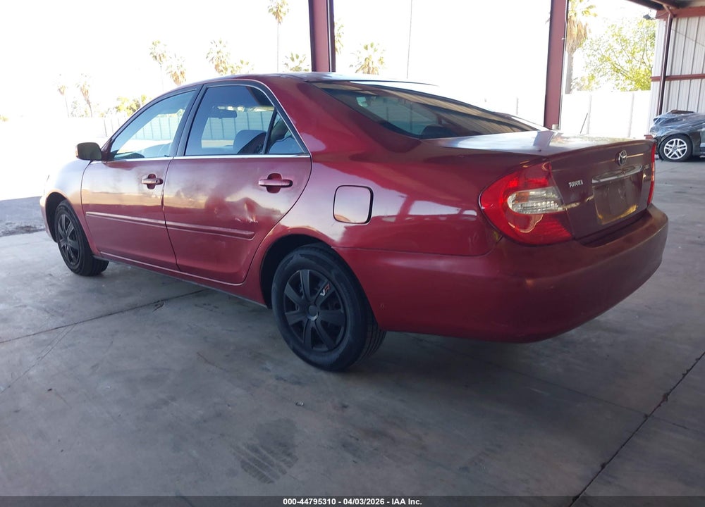 2004 TOYOTA CAMRY LE VIN: 4T1BE32K74U349421