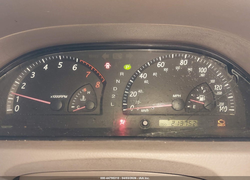 2004 TOYOTA CAMRY LE VIN: 4T1BE32K74U349421