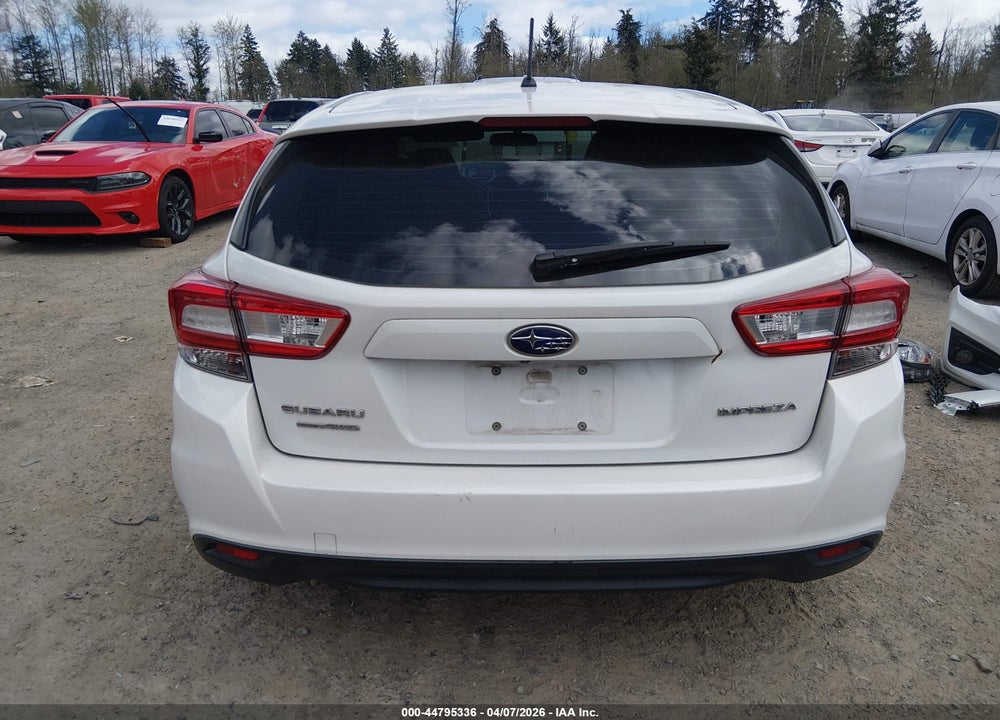 2019 SUBARU IMPREZA 2.0I VIN: 4S3GTAA63K3720487