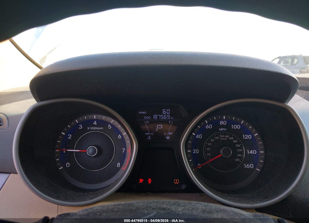 2012 HYUNDAI ELANTRA GLS (ULSAN PLANT) VIN: KMHDH4AE9CU189476