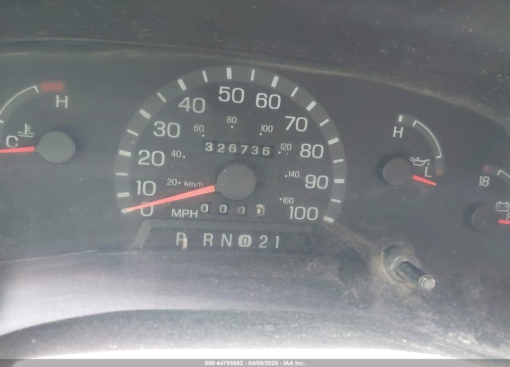 1999 FORD E-450 COMM. CUTAWAY STANDARD VIN: 1FDXE47F0XHA87441