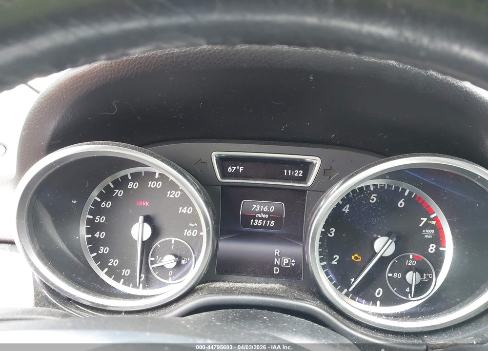 2014 MERCEDES-BENZ ML 350 VIN: 4JGDA5JB6EA410410