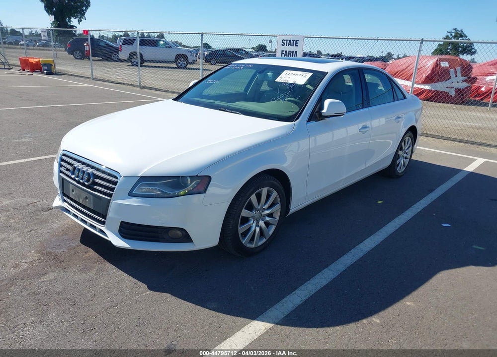 2009 AUDI A4 2.0T PREMIUM VIN: WAUSF78K79N049490