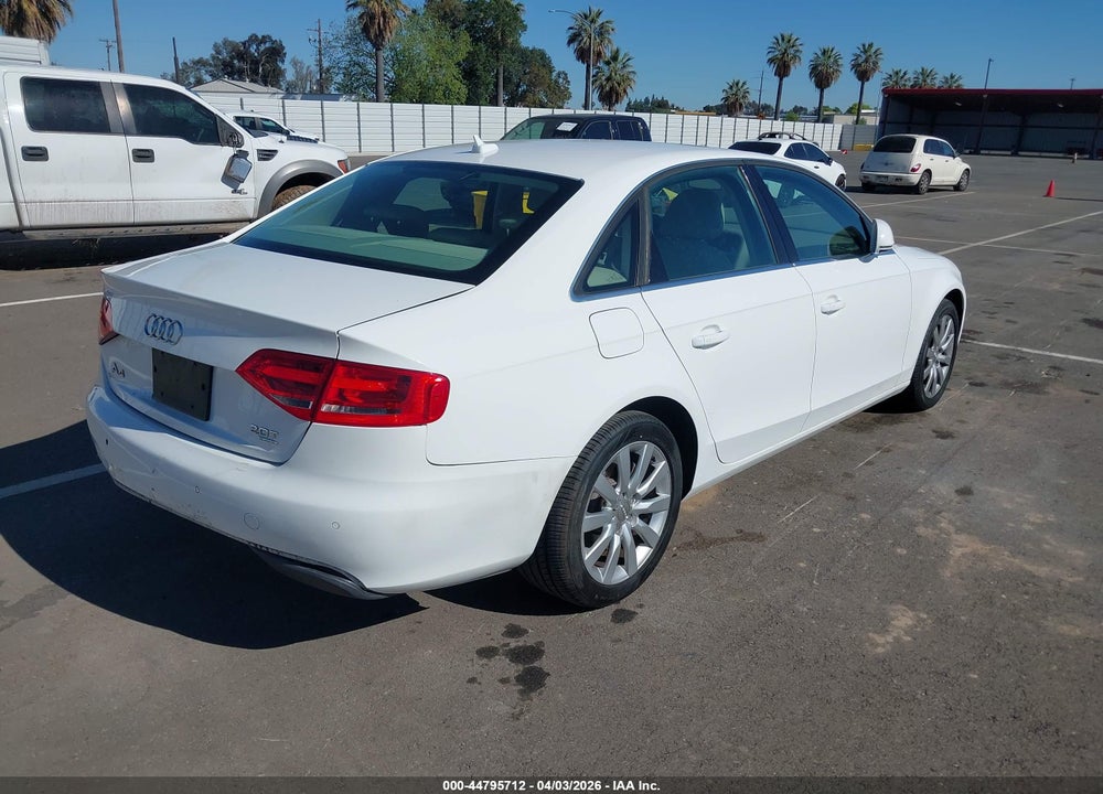 2009 AUDI A4 2.0T PREMIUM VIN: WAUSF78K79N049490