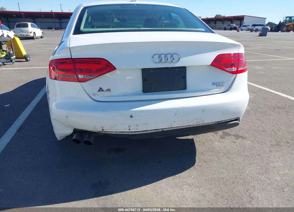 2009 AUDI A4 2.0T PREMIUM VIN: WAUSF78K79N049490