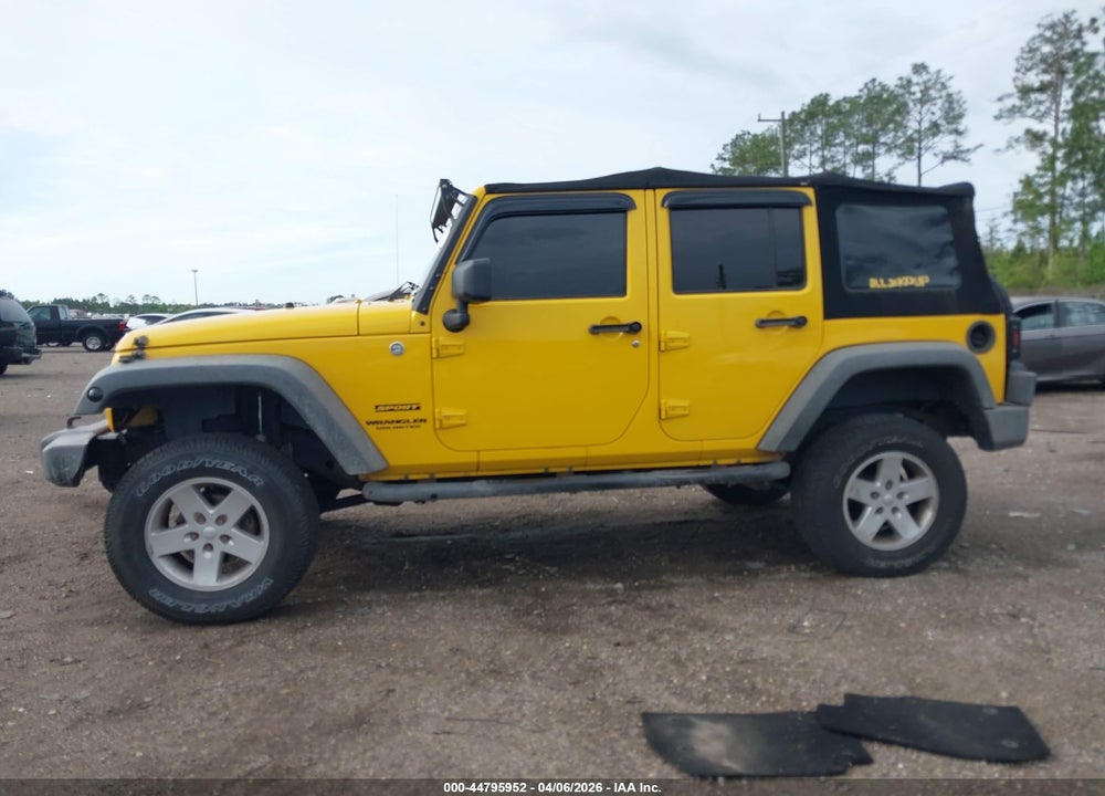 2015 JEEP WRANGLER UNLIMITED SPORT VIN: 1C4BJWDG3FL614614