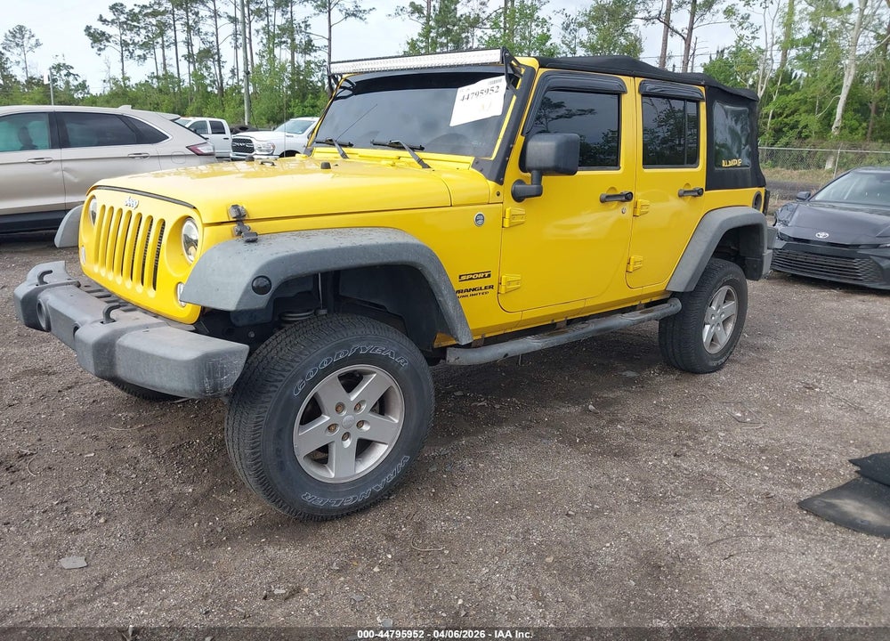 2015 JEEP WRANGLER UNLIMITED SPORT VIN: 1C4BJWDG3FL614614