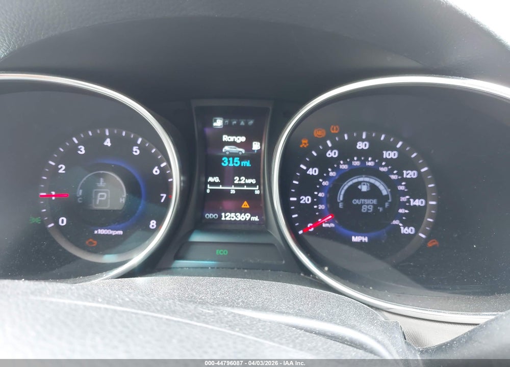 2014 HYUNDAI SANTA FE SPORT VIN: 5XYZU3LB8EG193915