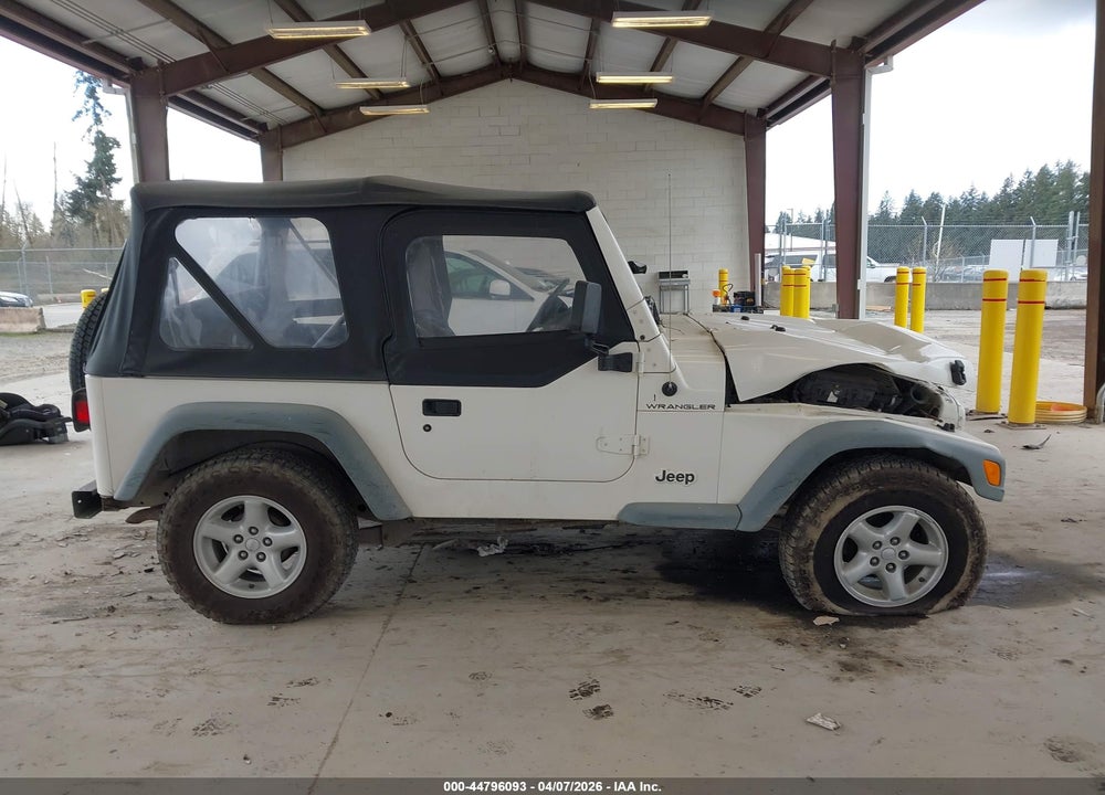 2002 JEEP WRANGLER SE VIN: 1J4FA29PX2P769595