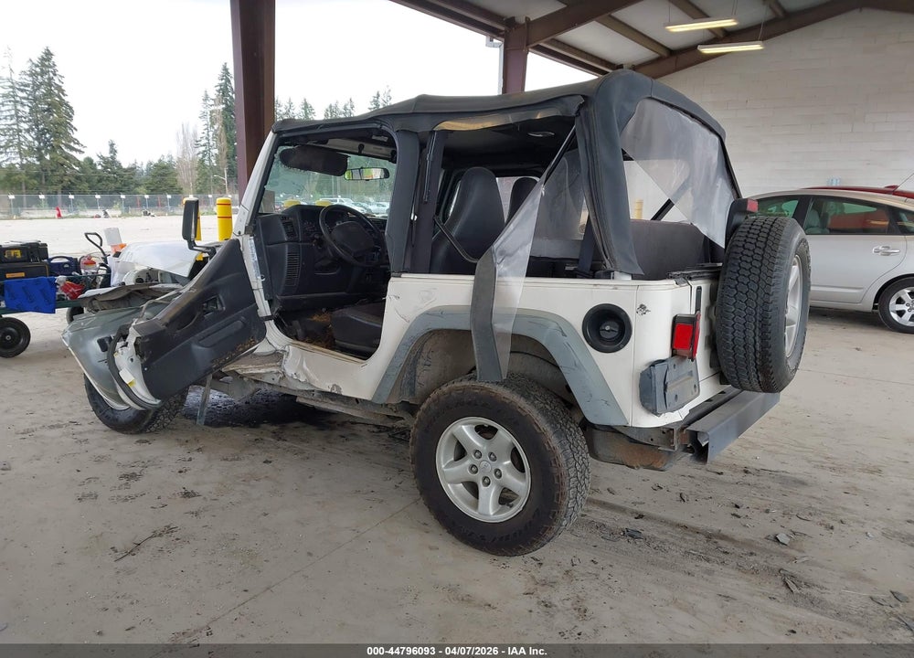 2002 JEEP WRANGLER SE VIN: 1J4FA29PX2P769595