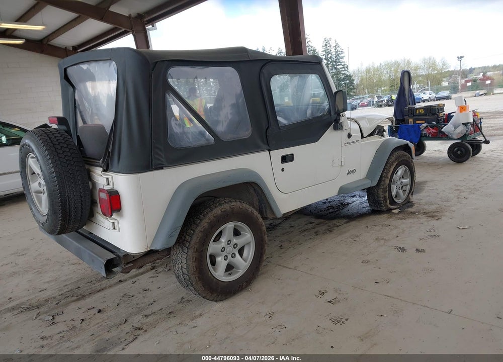 2002 JEEP WRANGLER SE VIN: 1J4FA29PX2P769595