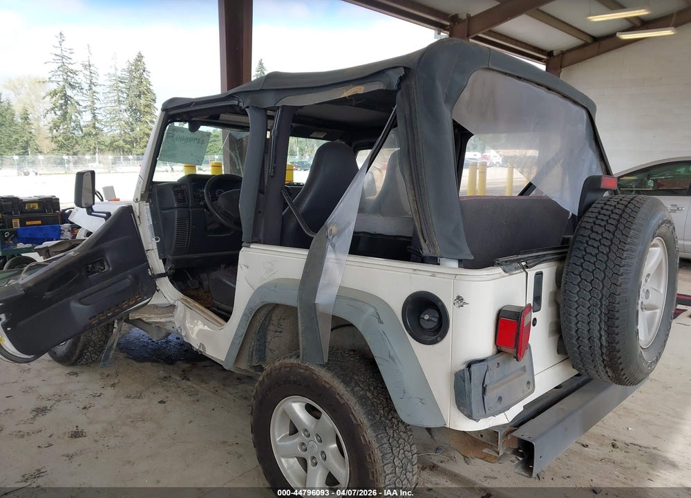 2002 JEEP WRANGLER SE VIN: 1J4FA29PX2P769595